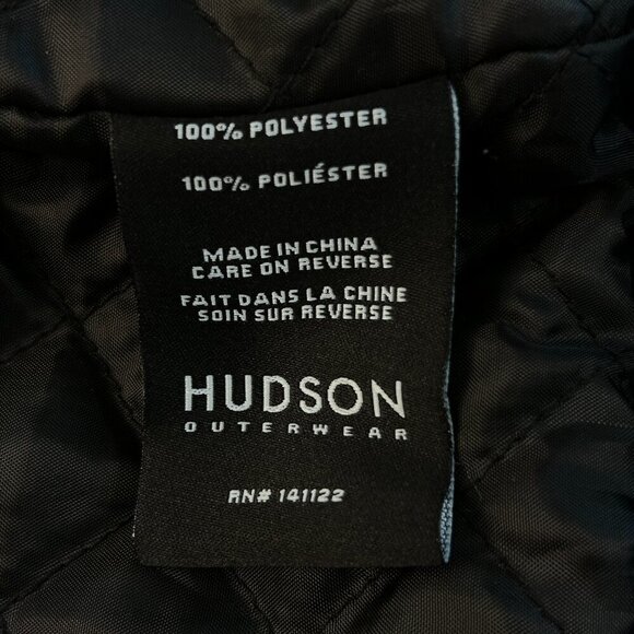 Hudson Outerwear x Babe Collaboration Embroidered Sequin Black Jacket Men's Sz L - Picture 12 of 16